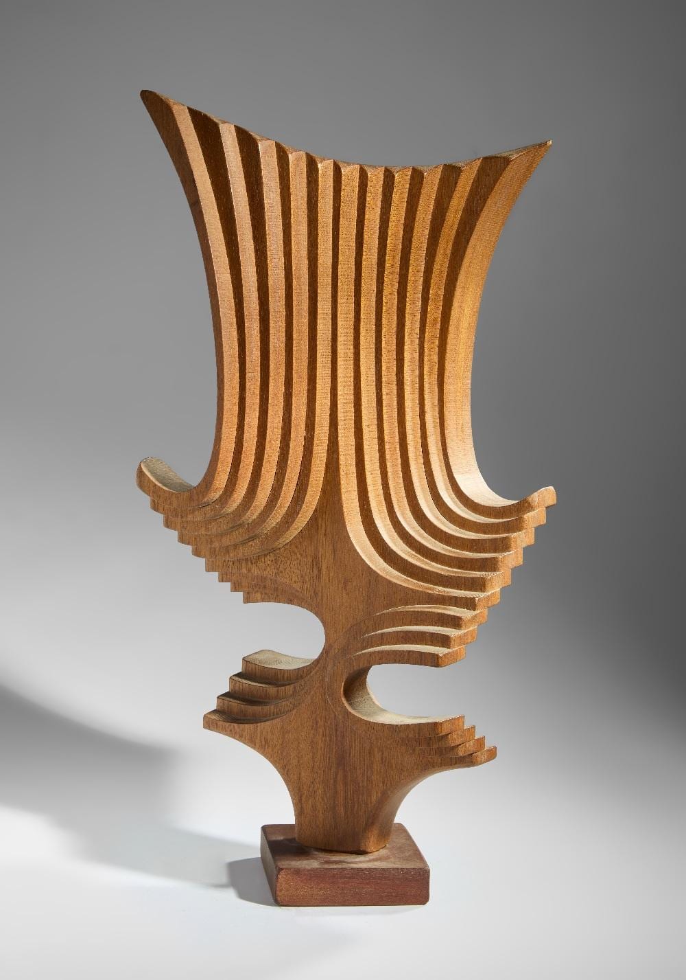 Brian Willsher comparable auction result: brian willsher 1930 2010 modernist sculpture 1986 teak signed in pencil