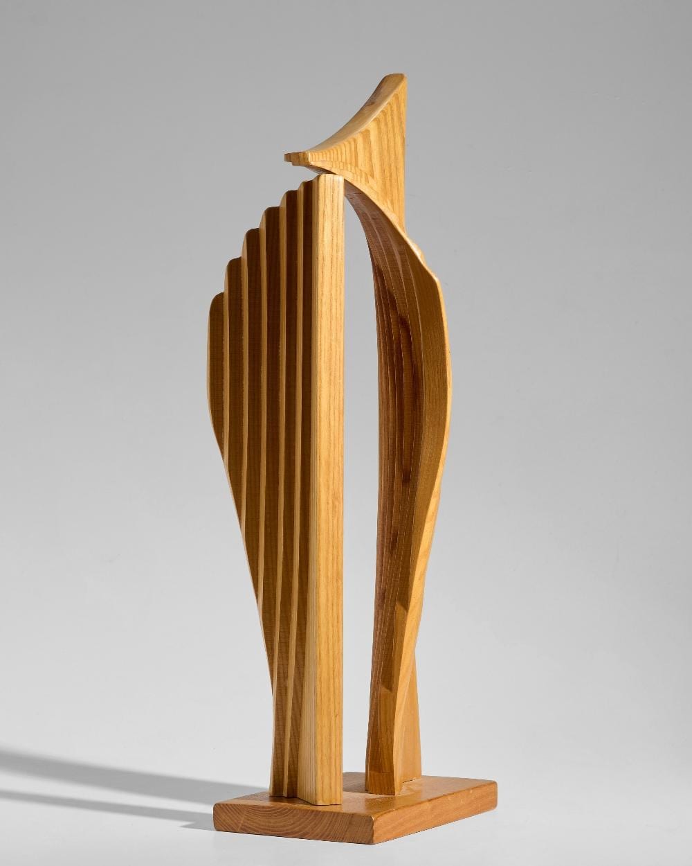 Brian Willsher comparable auction result: brian willsher 1930 2010 modernist sculpture 1993 teak signed in ink bri