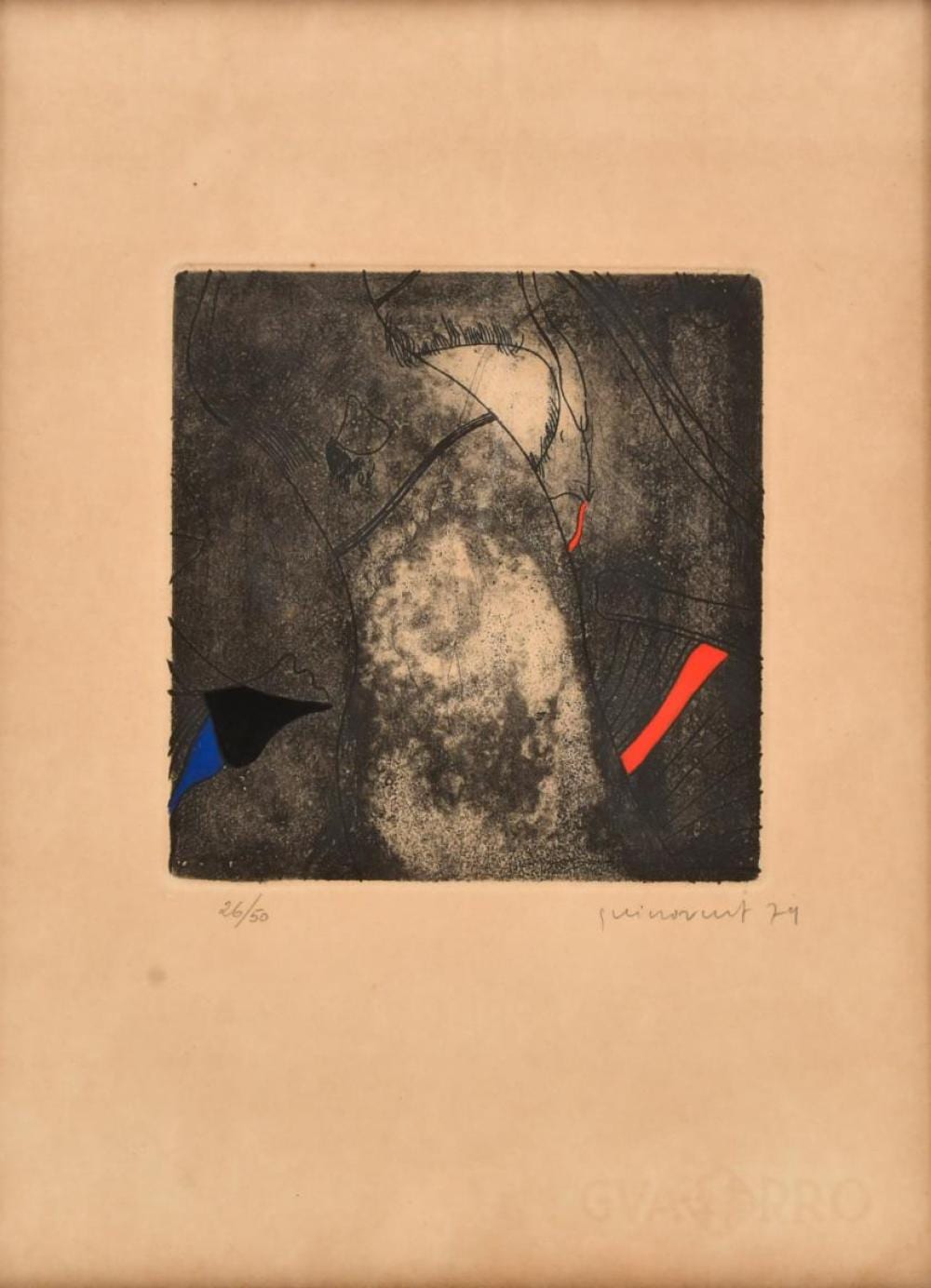 Josep Guinovart comparable auction result: josep guinovart 1927 2007 s t 1979