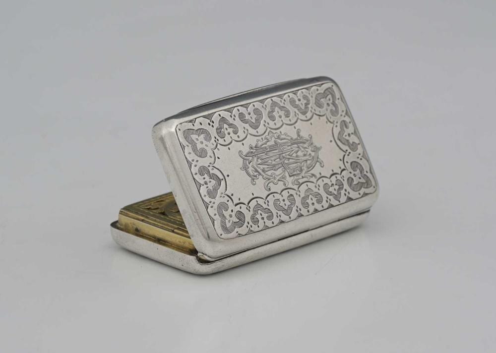 Diederick During comparable auction result: a victorian silver vinaigrette by georg