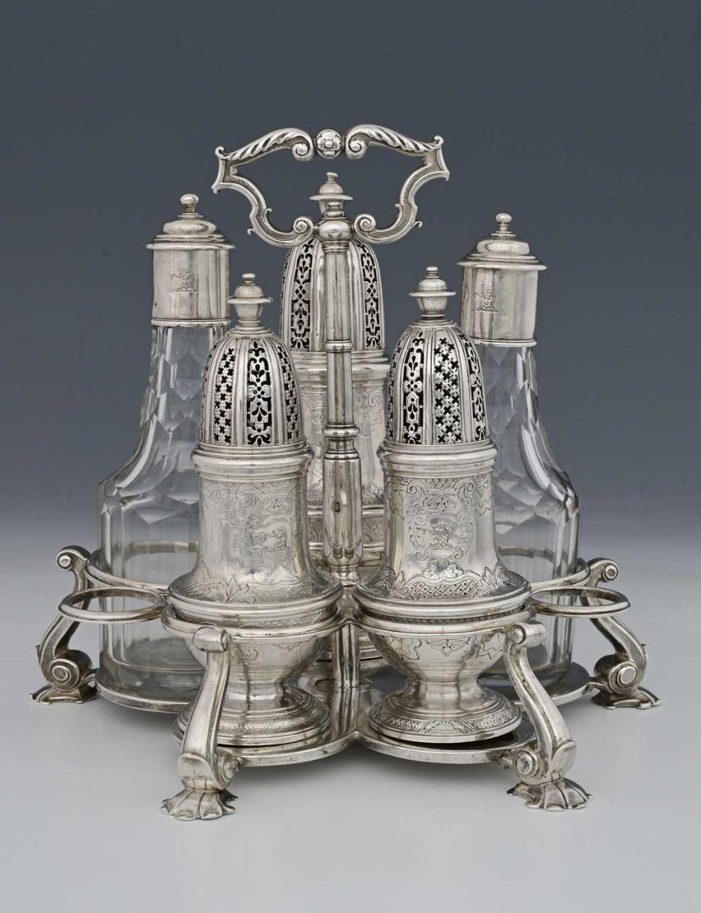 Paul de Lamerie comparable auction result: paul de lamerie a george ii silver crue