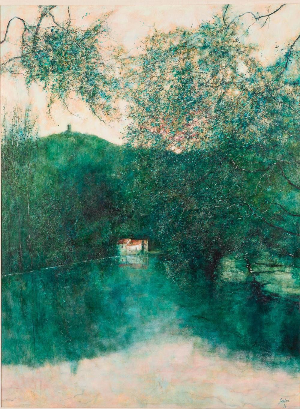 Bernard Gantner comparable auction result: bernard gantner french 1928 2018 le miroir de scey
