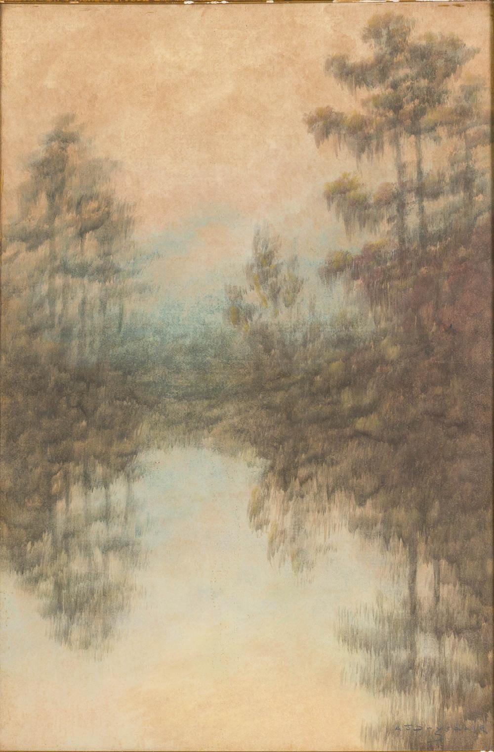 Alexander John Drysdale comparable auction result: alexander john drysdale 1870 1934 bayou scene