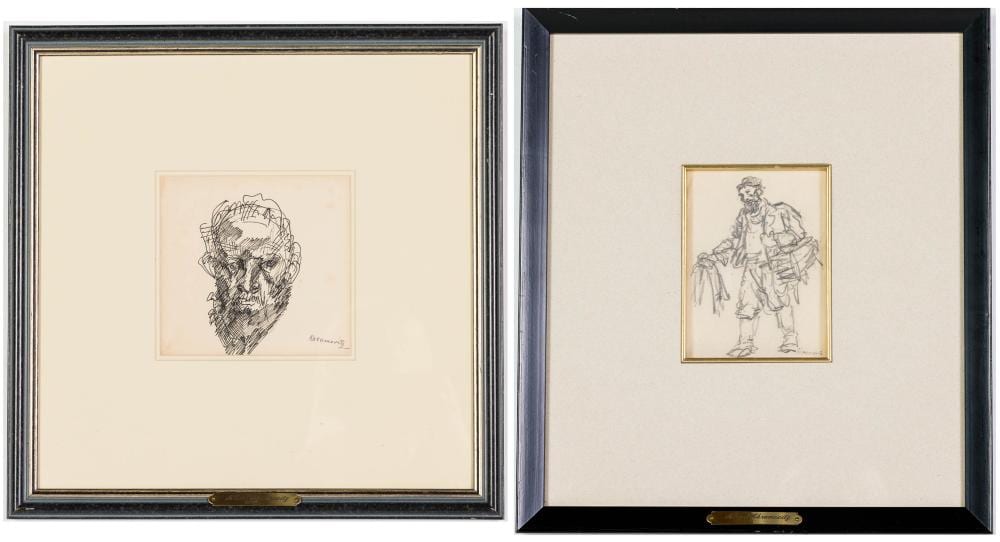 albert abramovitz russia ny 1879 1963 2 drawings · Everard Auctions and Appraisals · 2026-06-24 Albert Abramovitz comparable auction result: albert abramovitz russia ny 1879 1963 2 drawings