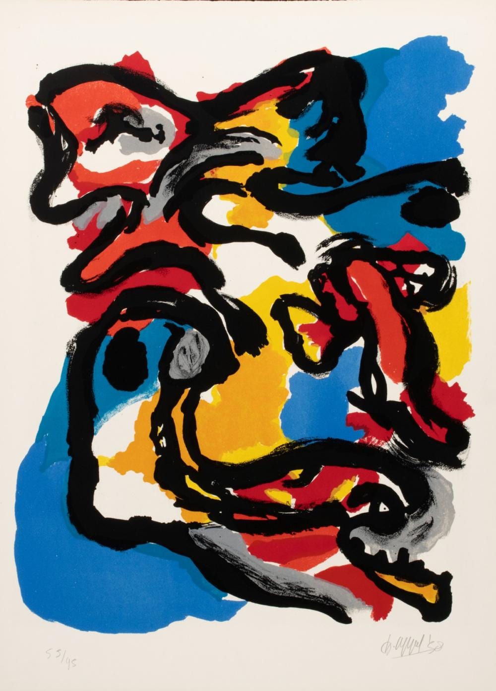 karel appel 1921 2006 pencil signed lithograph · Soulis Auctions · 2026-06-27 Karel Appel comparable auction result: karel appel 1921 2006 pencil signed lithograph