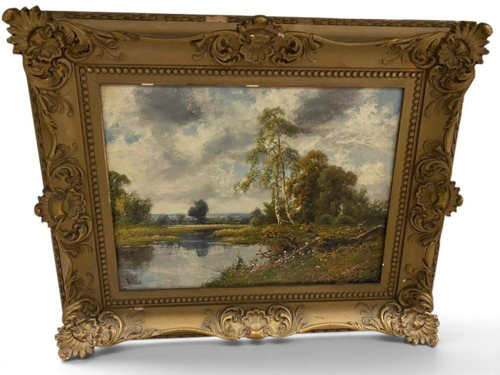 E. Cole comparable auction result: e cole signed oil on canvas