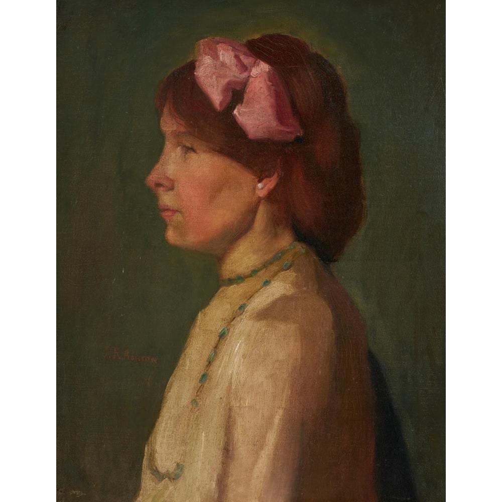 Julian Rossi Ashton comparable auction result: julian rossi ashton 1851 1942 portrait of a young woman oil on board 49 5 x 39cm