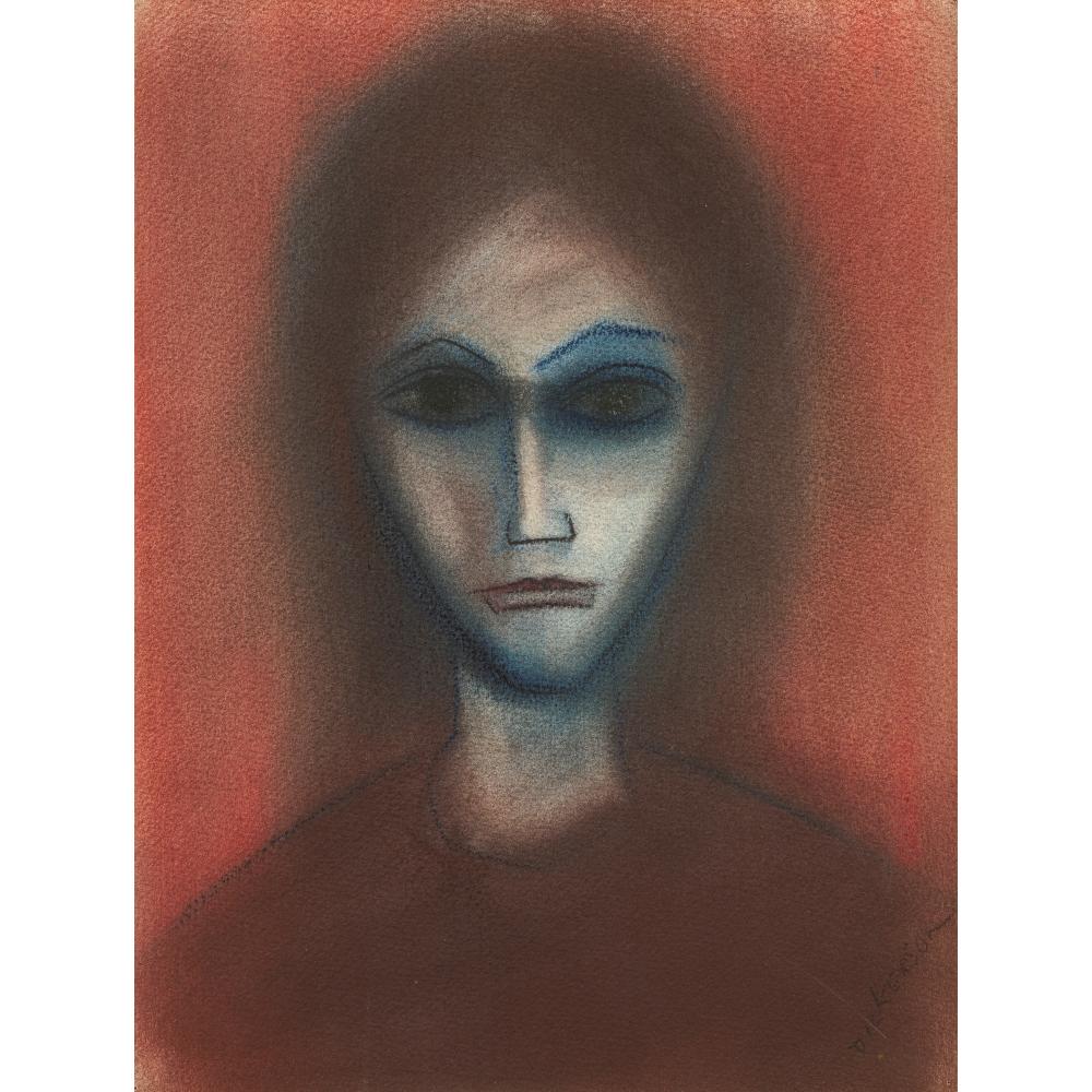 robert dickerson born 1924 girl in brown pastel on paper on board 37 x 28cm · Leonard Joel · 2026-06-30 Robert Dickerson comparable auction result: robert dickerson born 1924 girl in brown pastel on paper on board 37 x 28cm