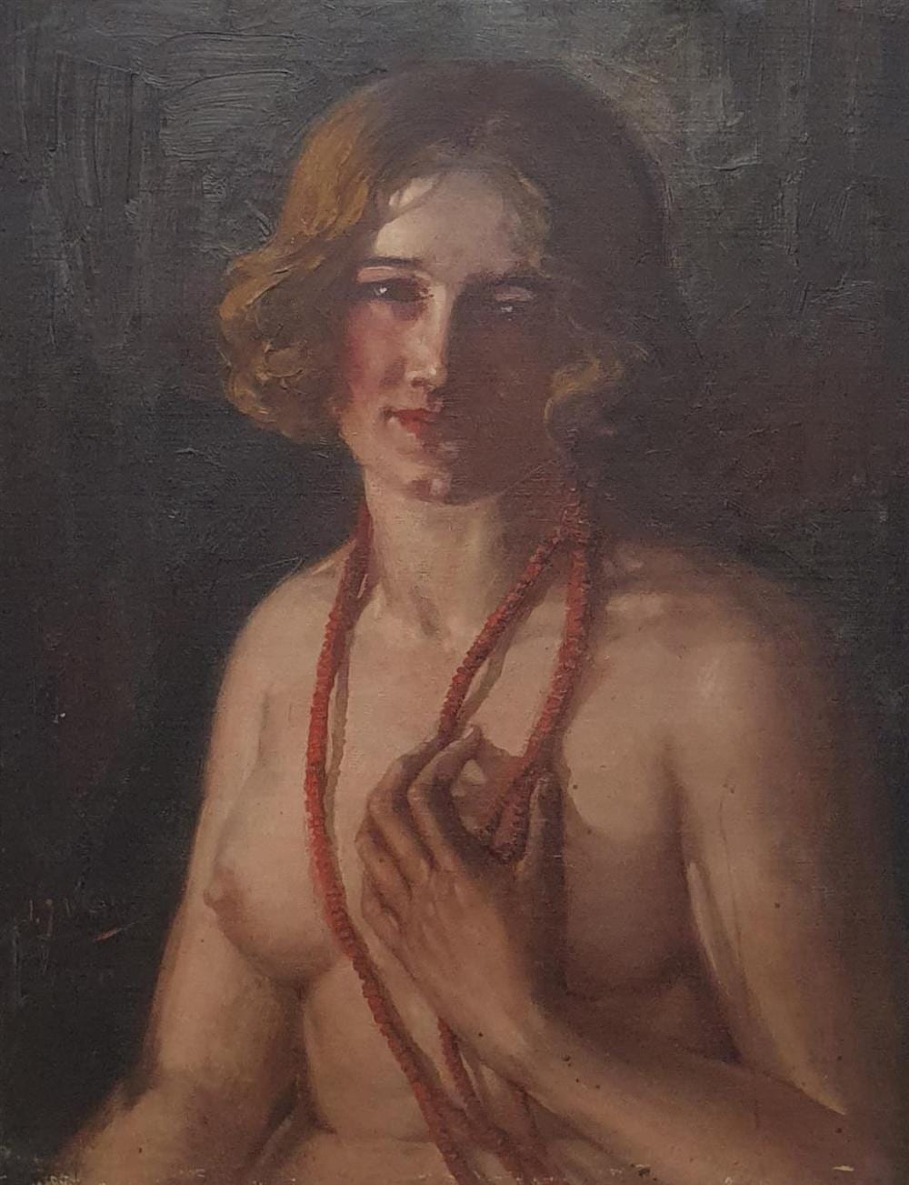 J. S. Watkins comparable auction result: john samuel watkins 1866 1942 untitled portrait of the artist s wife oil on canvas signed and dated lower left 59 5 x 44 cm