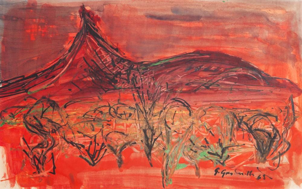 guy grey smith northwest landscape acrylic on paper · GFL Fine Art · 2026-06-16 Guy Grey-Smith comparable auction result: guy grey smith northwest landscape acrylic on paper