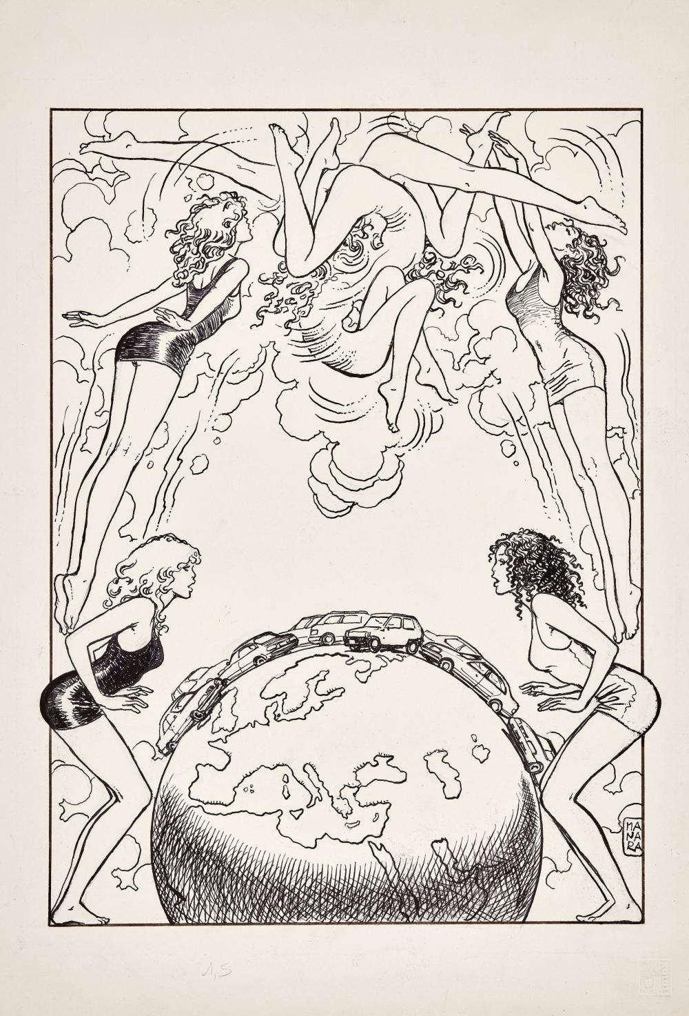 Milo Manara comparable auction result: milo manara