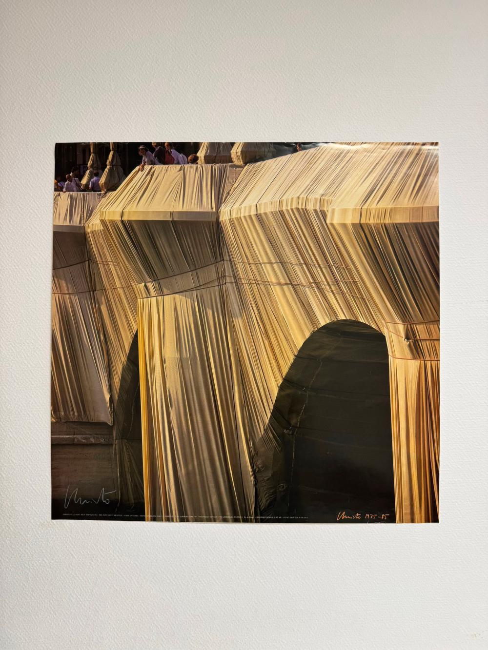 Christo comparable auction result: christo bulgarian american 1935 2020 et jeanne claude french american 1935 2009 the pont neuf wrapped paris france 1975 1985