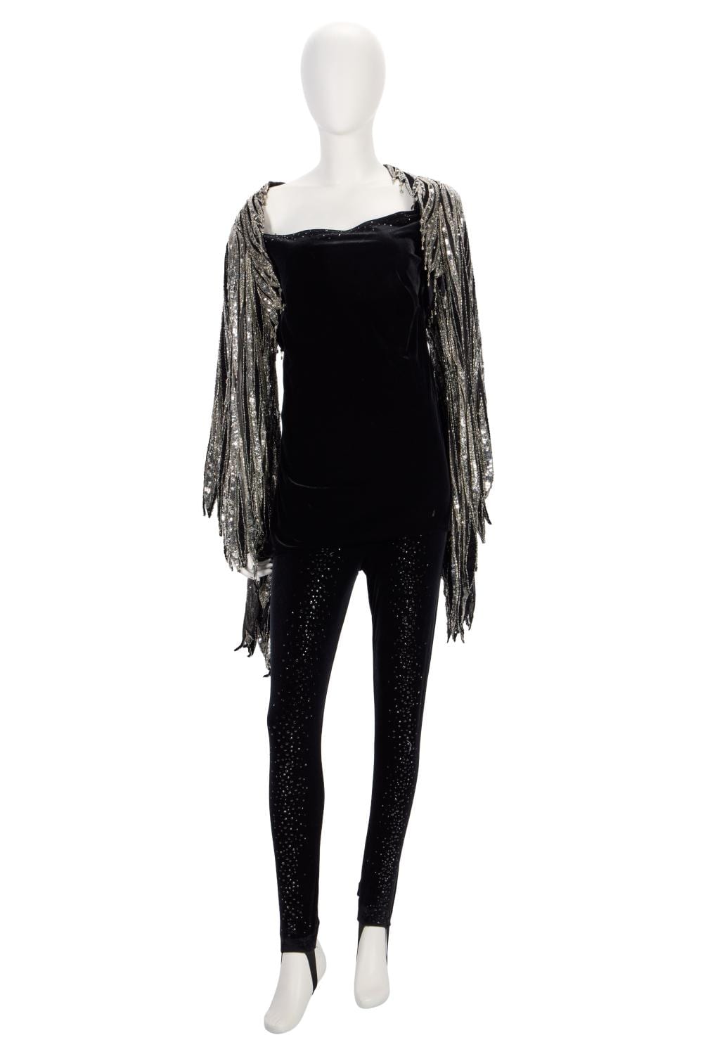 Bob Mackie comparable auction result: ann margret 2003 stage worn sparkly ensemble by bob mackie