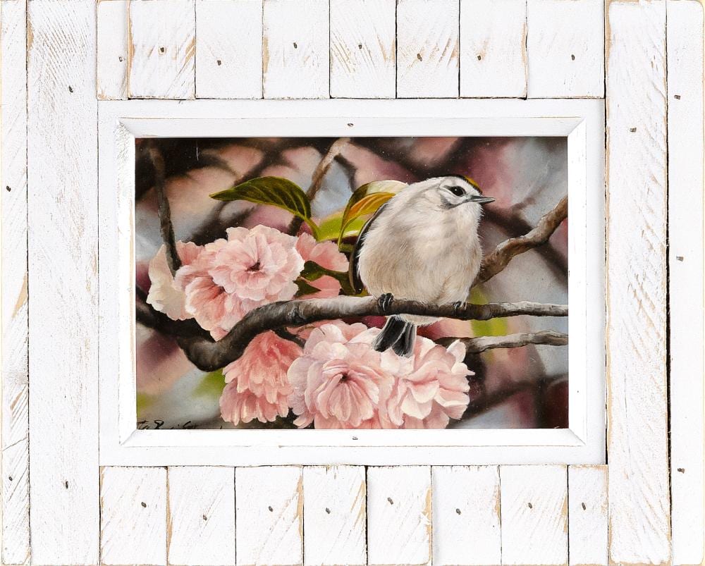 aleta rossi steward massachusetts massachusetts springtime kinglet oil on panel 5 x 7 framed 8 x 10 · Eldred's · 2026-06-25 Aleta Steward comparable auction result: aleta rossi steward massachusetts massachusetts springtime kinglet oil on panel 5 x 7 framed 8 x 10