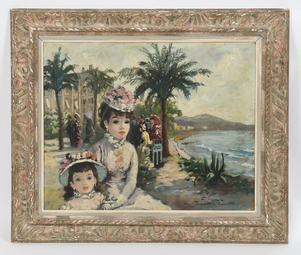 Francois Gerome comparable auction result: francois gerome french b 1895 oil on canvas