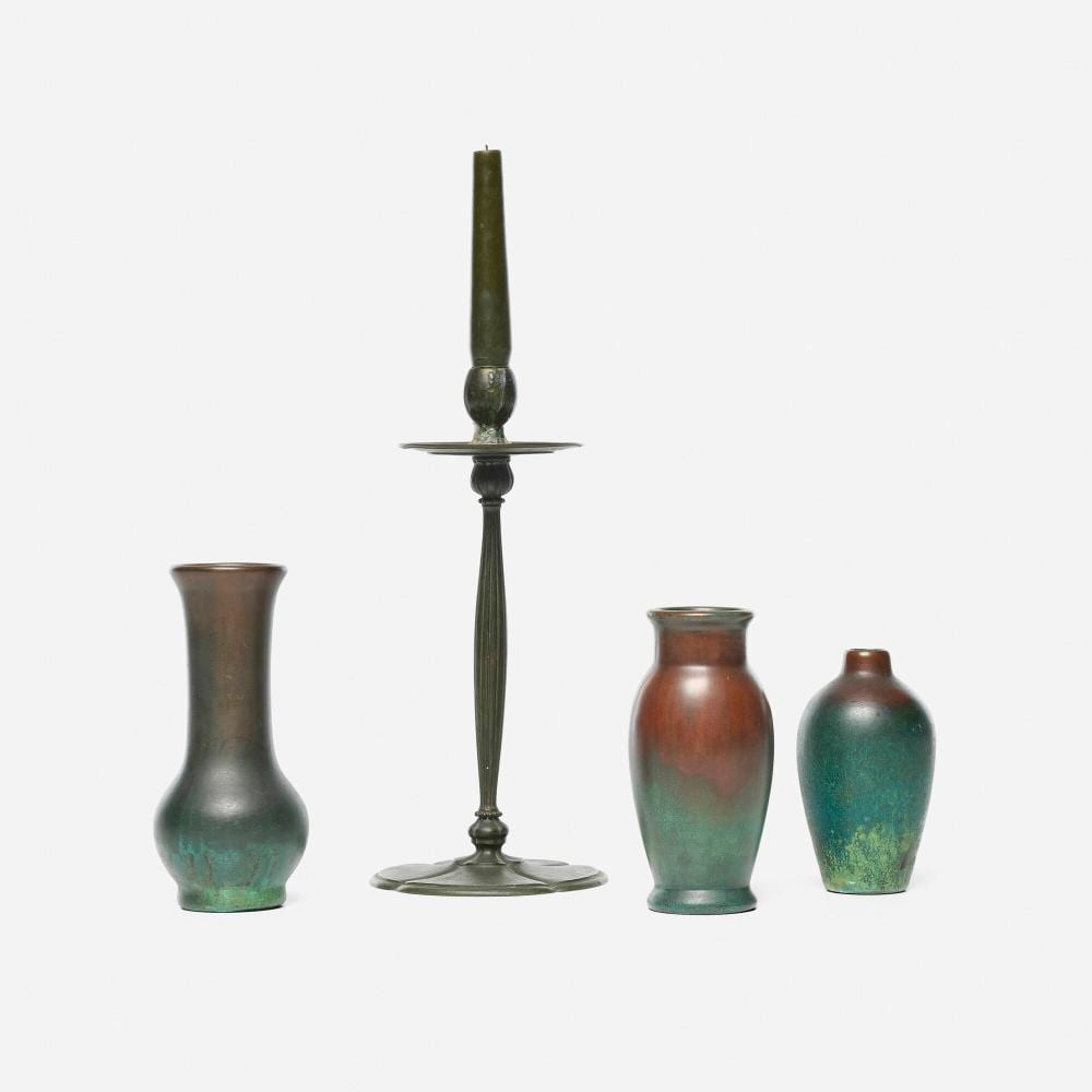 Charles Walter Clewell comparable auction result: charles walter clewell collection of three vases