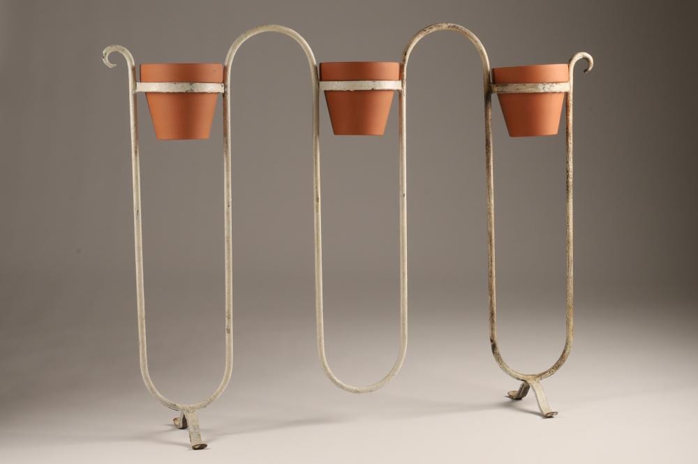 Jean Royere comparable auction result: jean royere attributed wrought iron plant stand france c 1950