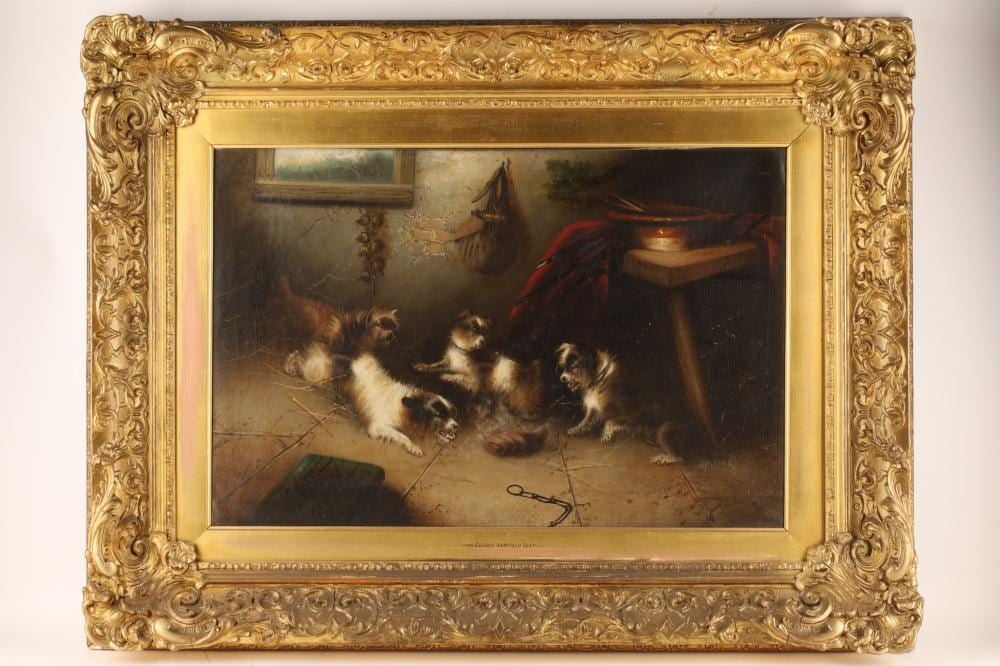 george armfield smith english 1808 1893 oil on canvas where is the rat · Kavanagh Auctions · 2026-06-27 George Armfield comparable auction result: george armfield smith english 1808 1893 oil on canvas where is the rat