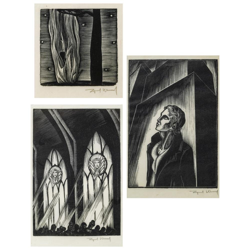 Lynd Ward comparable auction result: lynd ward american 1905 1985 god s man engravings