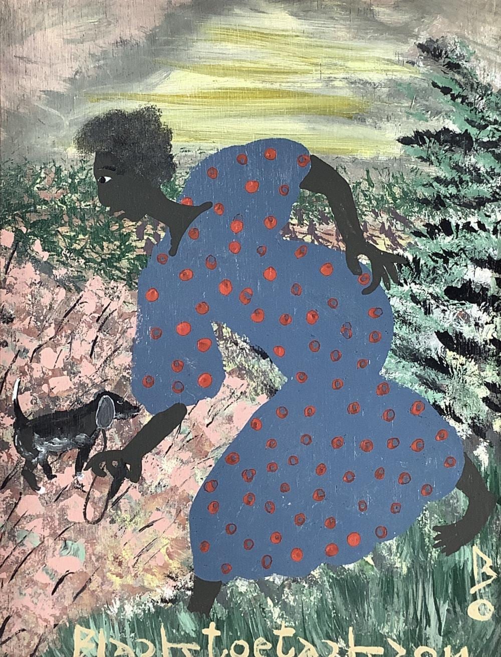 black joe jackson 1922 1997 acrylic on board · EJ'S Auction & Appraisal · 2026-06-13 Black Joe Jackson comparable auction result: black joe jackson 1922 1997 acrylic on board