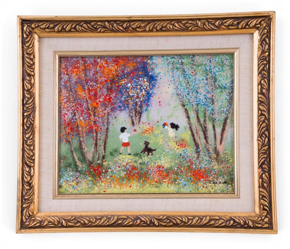 Louis Cardin comparable auction result: louis cardin fr b 1931 signed painting