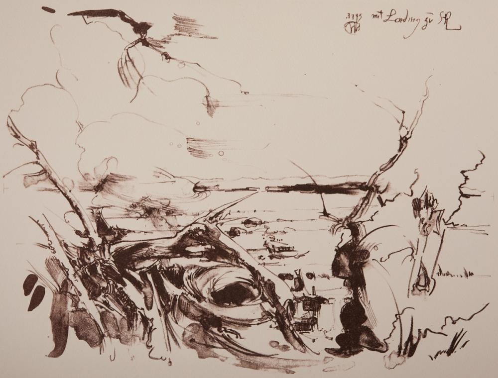 Horst Janssen comparable auction result: horst janssen