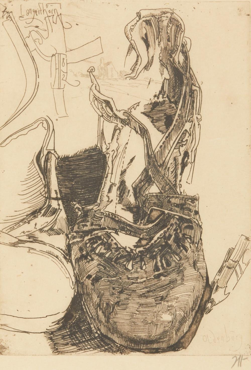 Horst Janssen comparable auction result: horst janssen