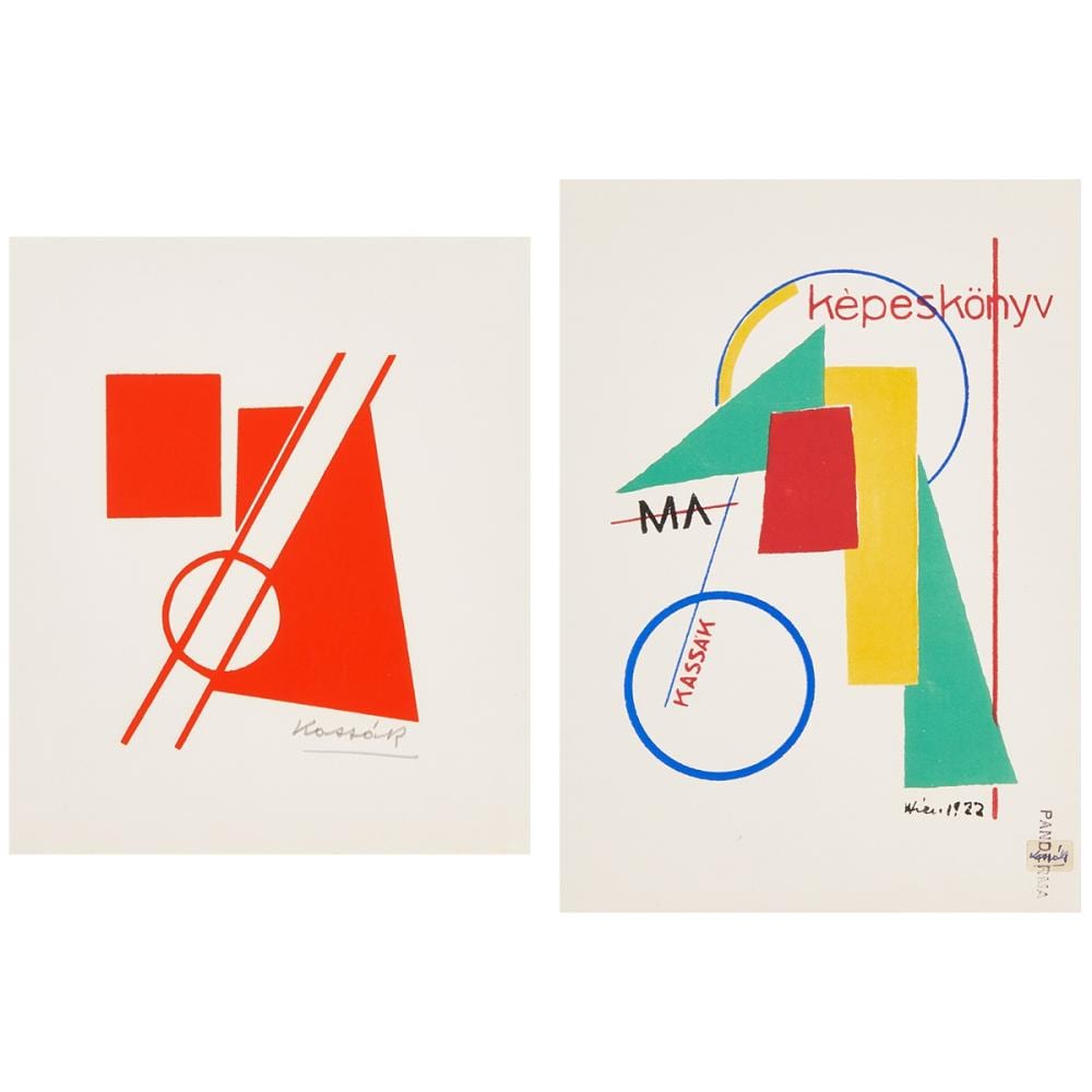 Lajos Kassák comparable auction result: lajos kass k