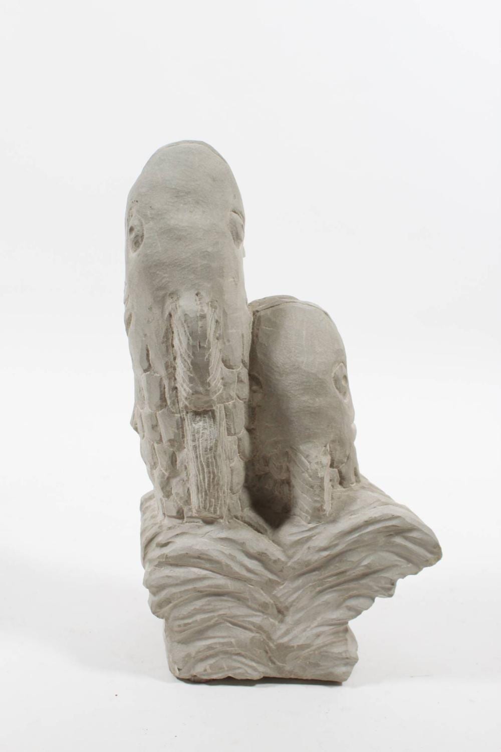 Tim Lewis comparable auction result: tim lewis kentucky b 1952 folk art carved limestone fish sculpture