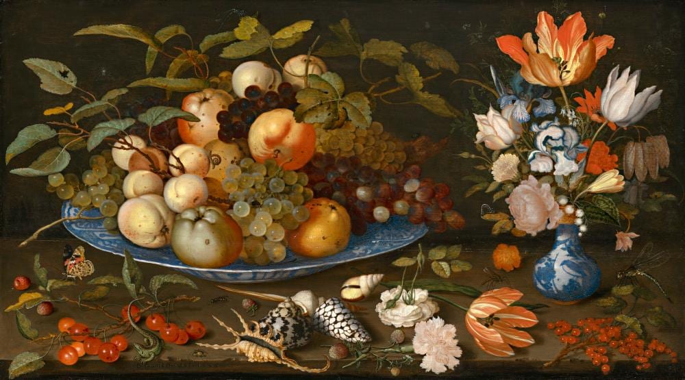 Balthasar van der Ast comparable auction result: balthasar van der ast middelburg 1593 4 1657 delft grapes apples and pe