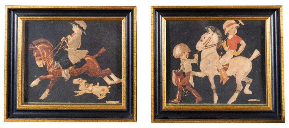 Rene Vincent comparable auction result: rene vincent french 1879 1936 the polo player and side saddle