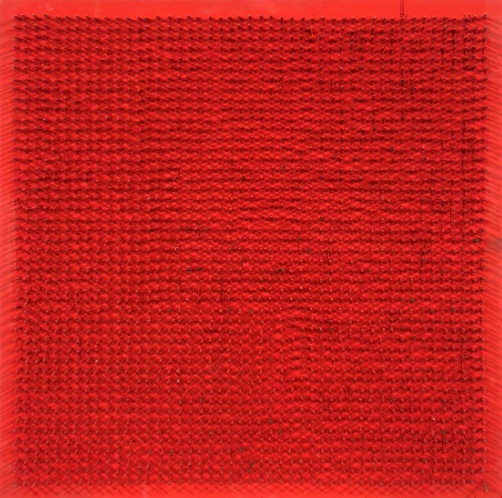 Bernard Aubertin comparable auction result: bernard aubertin fontenay aux roses 1934 reutlingen 2015 tableau clous 1970 chiodi su tavola 50x50 cm