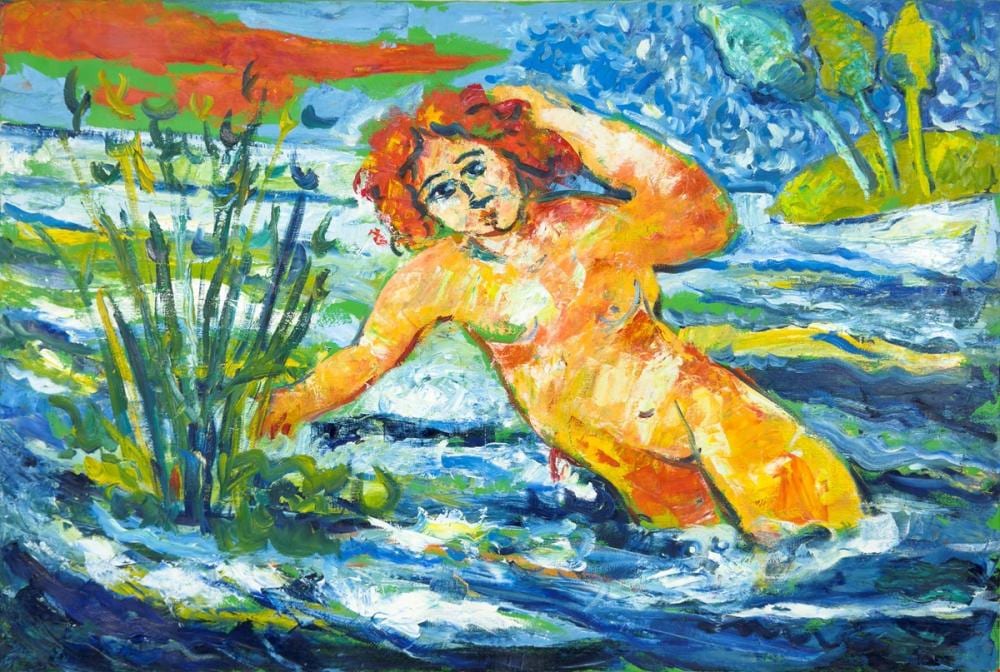 Mimmo Germanà comparable auction result: mimmo german catania 1994 busto arsizio 1992 senza titolo 1990 olio su tela 80x120 cm