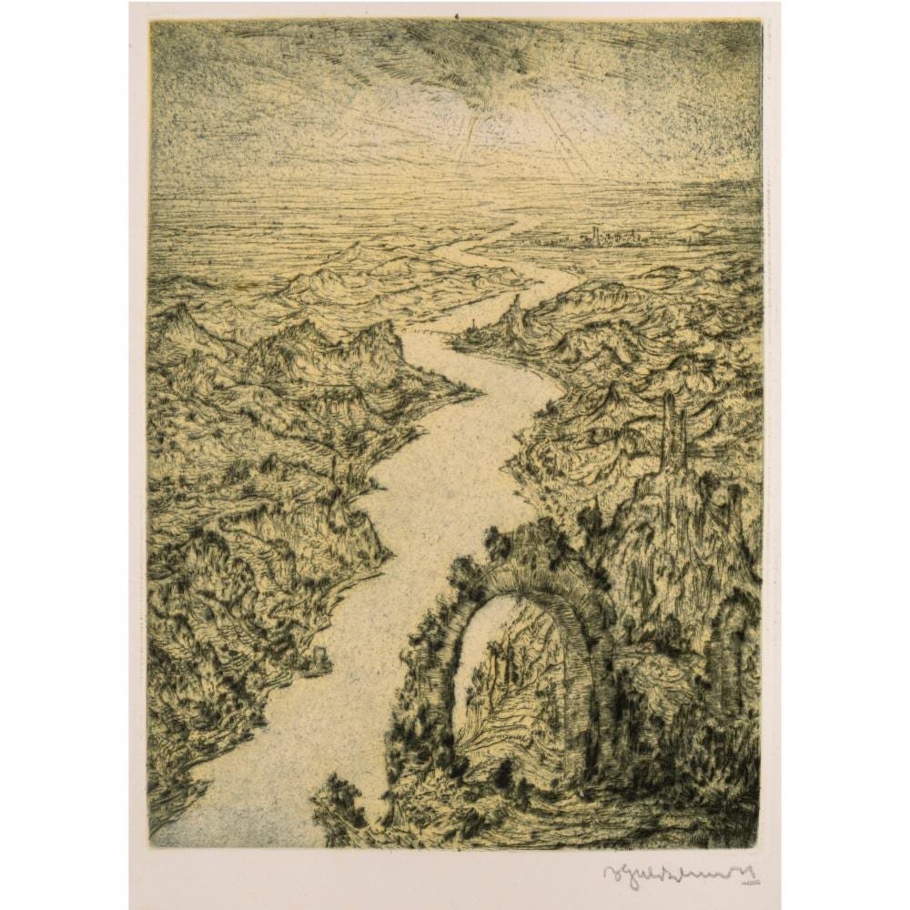 Bruno Goldschmitt comparable auction result: bruno goldschmitt 1881 1964 river valley 1923