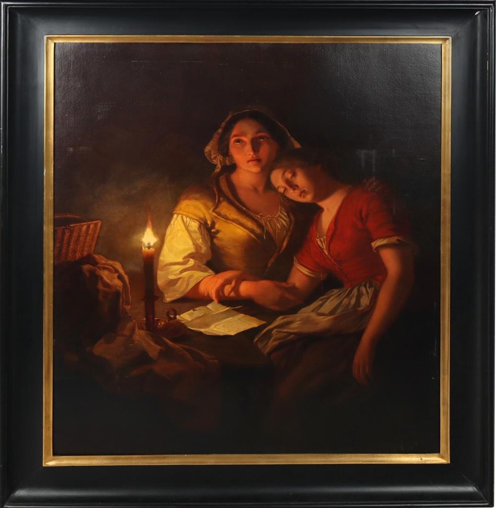 Petrus van Schendel comparable auction result: attributed to petrus van schendel oil on canvas