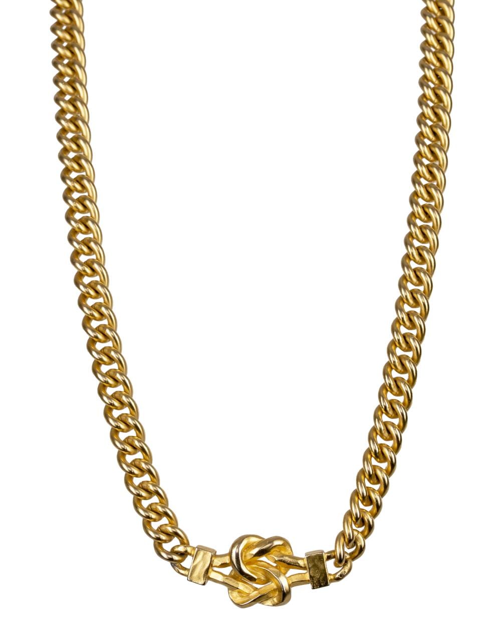 Karl Lagerfeld comparable auction result: karl lagerfeld gold plated chain