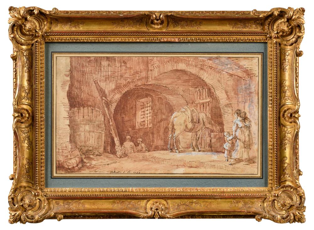 Hubert Robert comparable auction result: hubert robert 1733 1808 attribu