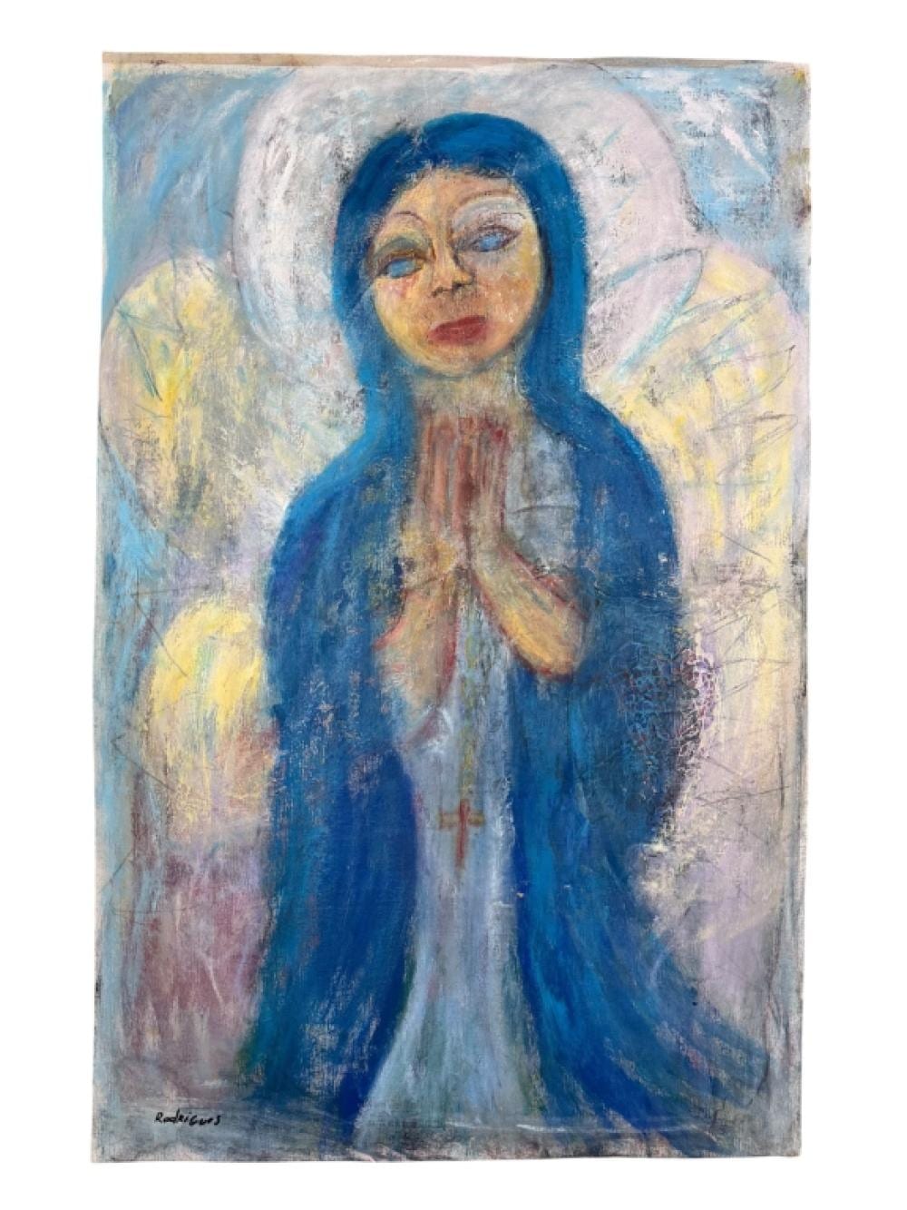Hegina Rodrigues comparable auction result: hegina rodrigues 20th century oil canvas