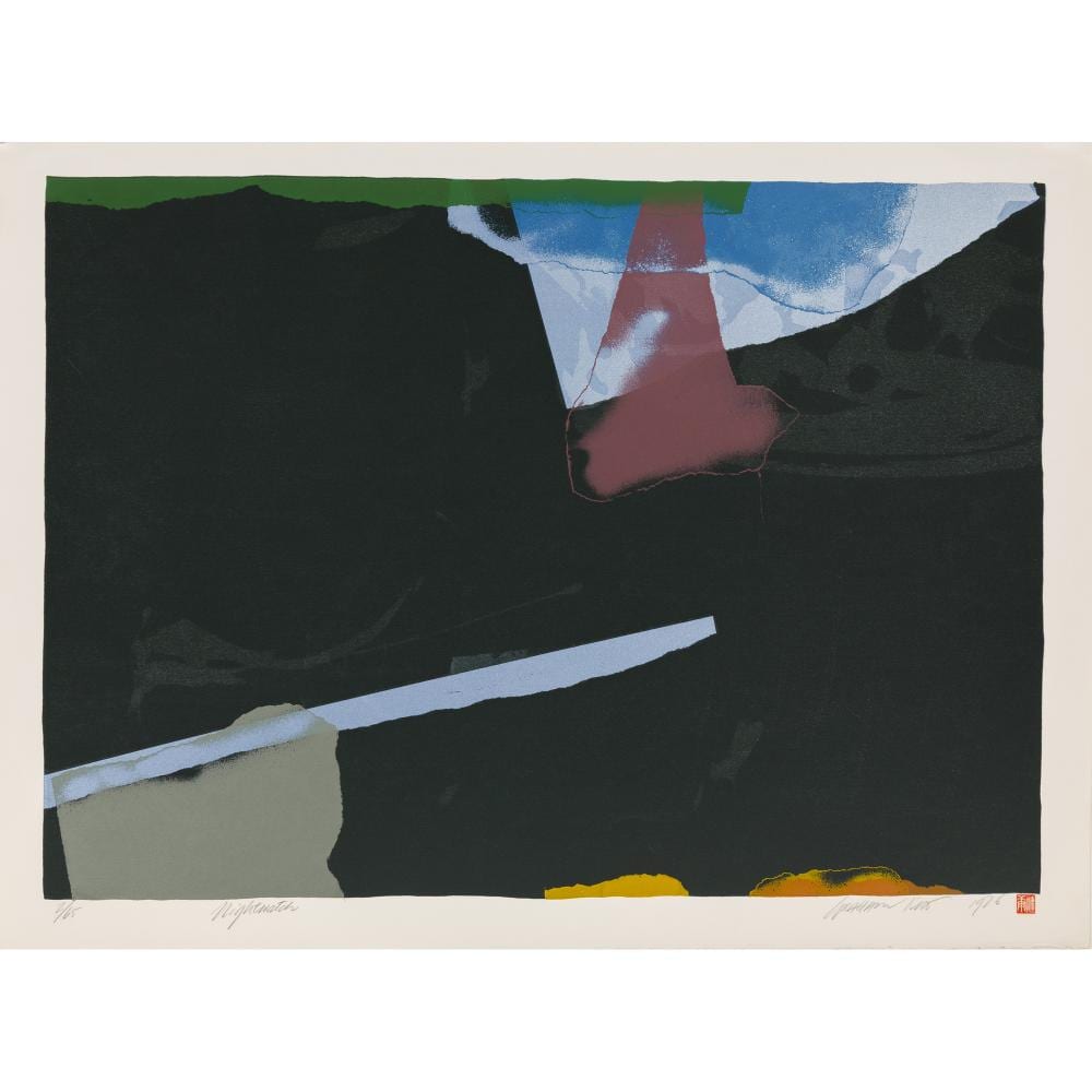 Graham Kuo comparable auction result: graham kuo born 1948 nightwatch 1976 screenprint ed 2 65 50 x 69 5cm image 57 x 76 5cm sheet