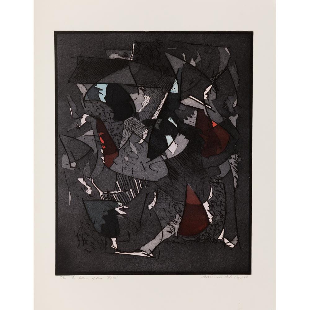 bruno leti born 1941 emblems of our time 1987 aquatint etching ed 5 30 48 5 x 39cm image 64 x 50cm sheet · Leonard Joel · 2026-06-19 Bruno Leti comparable auction result: bruno leti born 1941 emblems of our time 1987 aquatint etching ed 5 30 48 5 x 39cm image 64 x 50cm sheet