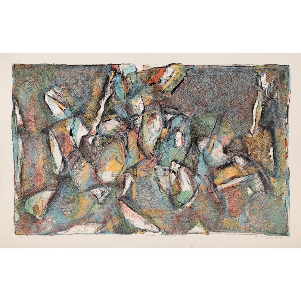 bruno leti born 1941 ganter emblems 1978 1988 lithograph ed a p 80 x 125cm sheet · Leonard Joel · 2026-06-19 Bruno Leti comparable auction result: bruno leti born 1941 ganter emblems 1978 1988 lithograph ed a p 80 x 125cm sheet