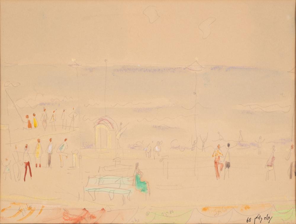 Nahum Gutman comparable auction result: nachum gutman