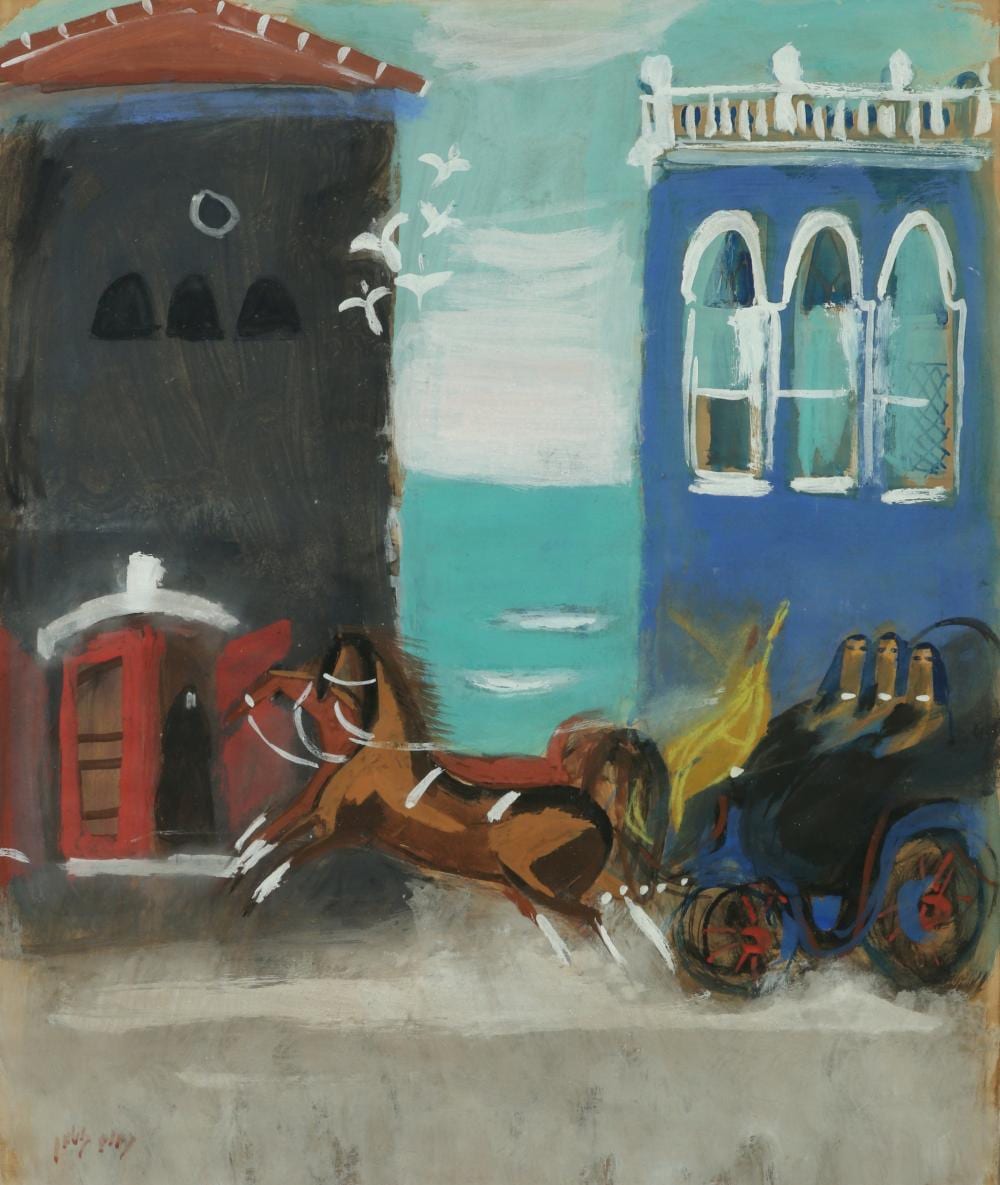 Nahum Gutman comparable auction result: nachum gutman