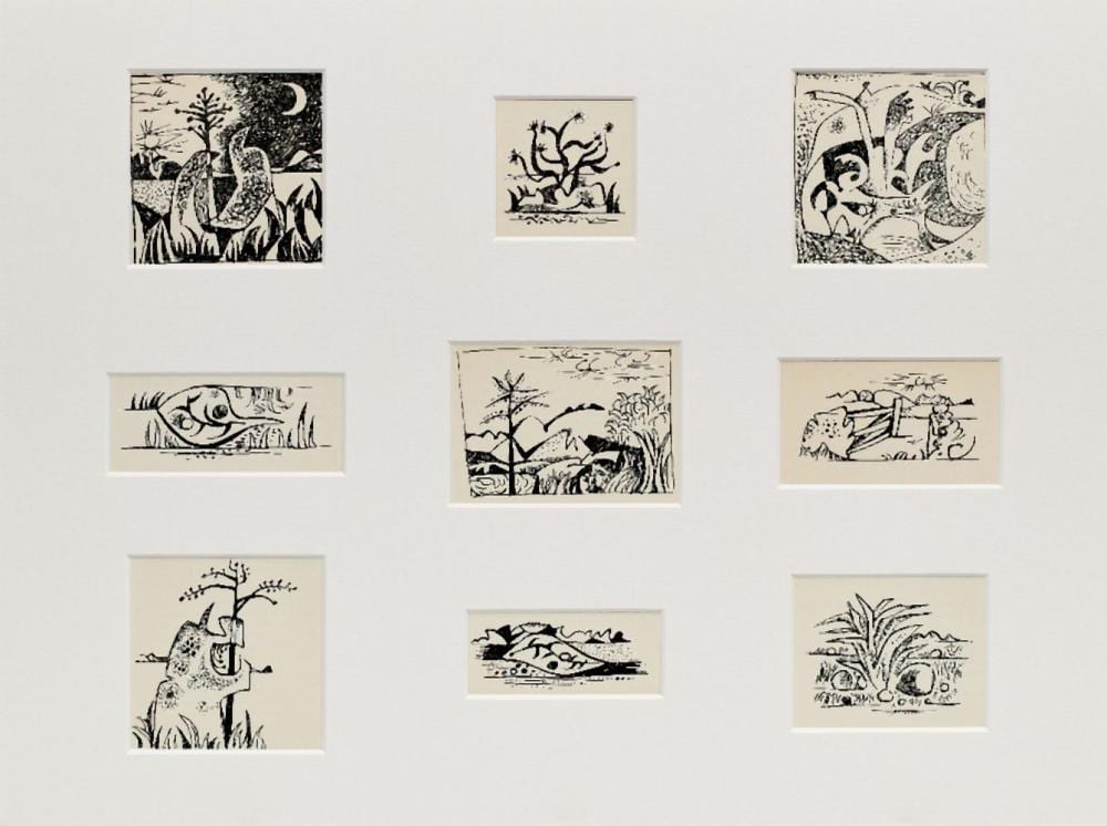 john craxton ra british 1922 2009 various plants 9 monochrome lithographs on wove m · Roseberys · 2026-07-01 John Craxton comparable auction result: john craxton ra british 1922 2009 various plants 9 monochrome lithographs on wove m