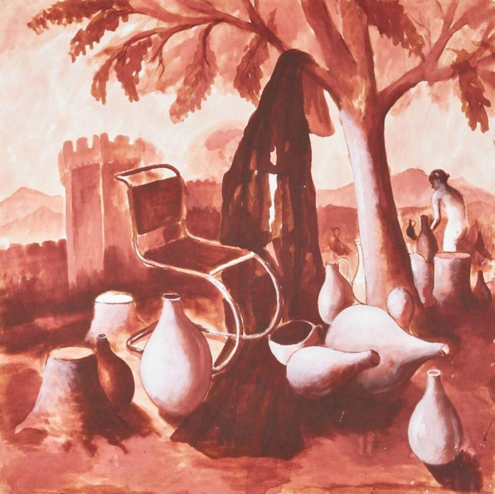 steven campbell scottish 1953 2007 vases in a landscape 1990 gicl e print in colour · Roseberys · 2026-07-01 Steven Campbell comparable auction result: steven campbell scottish 1953 2007 vases in a landscape 1990 gicl e print in colour