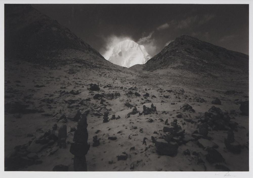 Kenro Izu comparable auction result: kenro izu japanese b 1949 kailash 75 tibet 2000 platinum palladium print printe