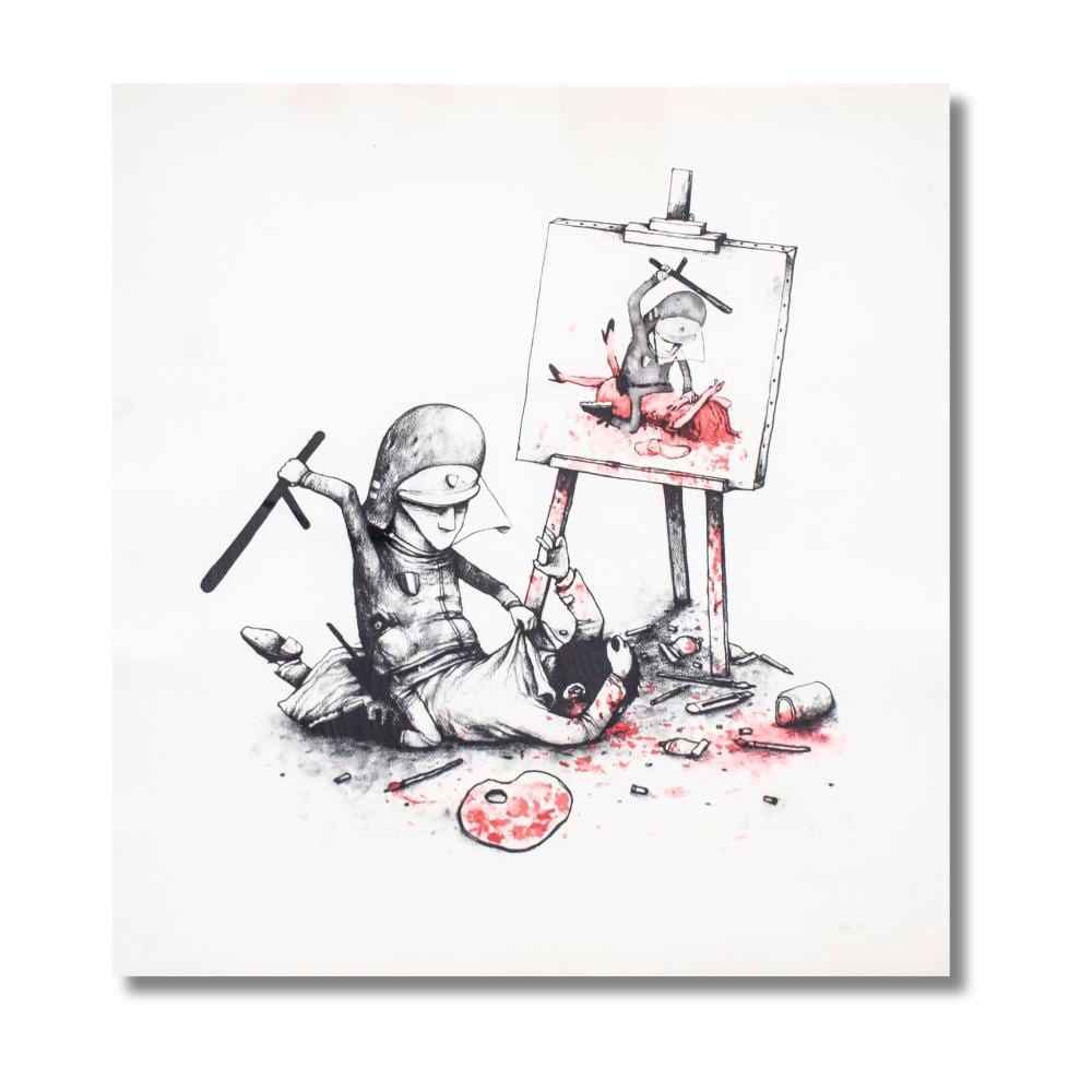 Dran comparable auction result: dran french 1979 free speech red black 2009