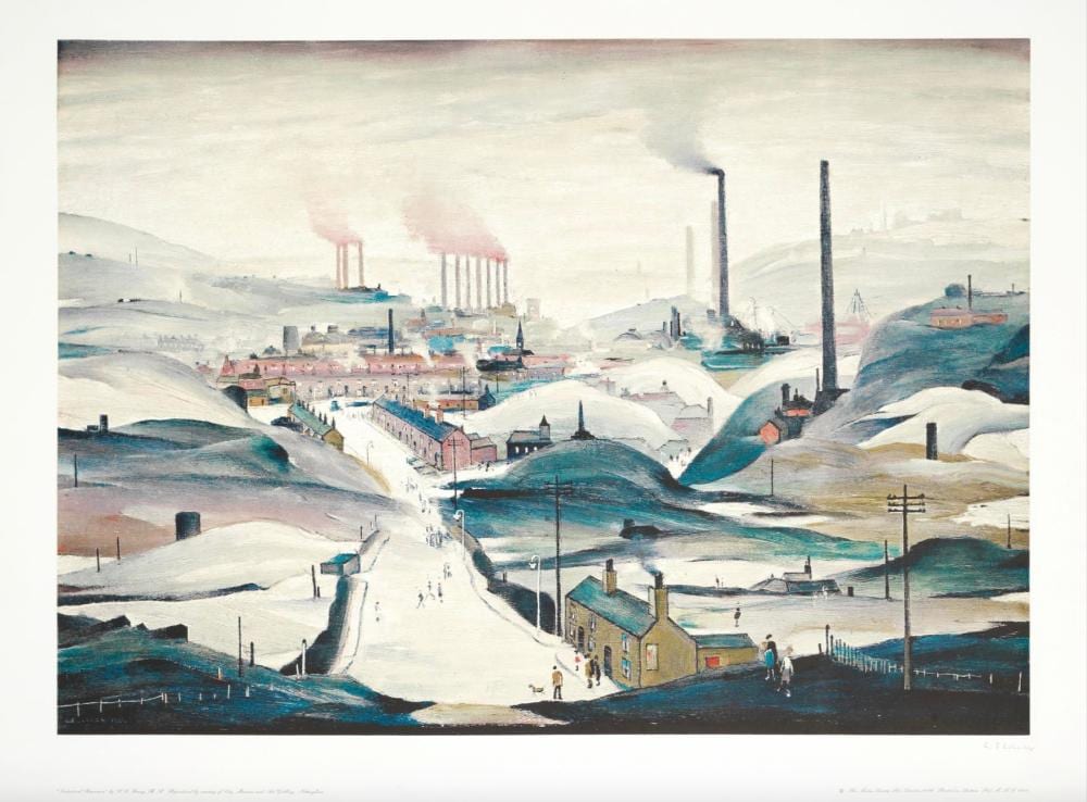 Laurence Stephen Lowry comparable auction result: laurence stephen lowry british 1887 1976 industrial panorama 1972