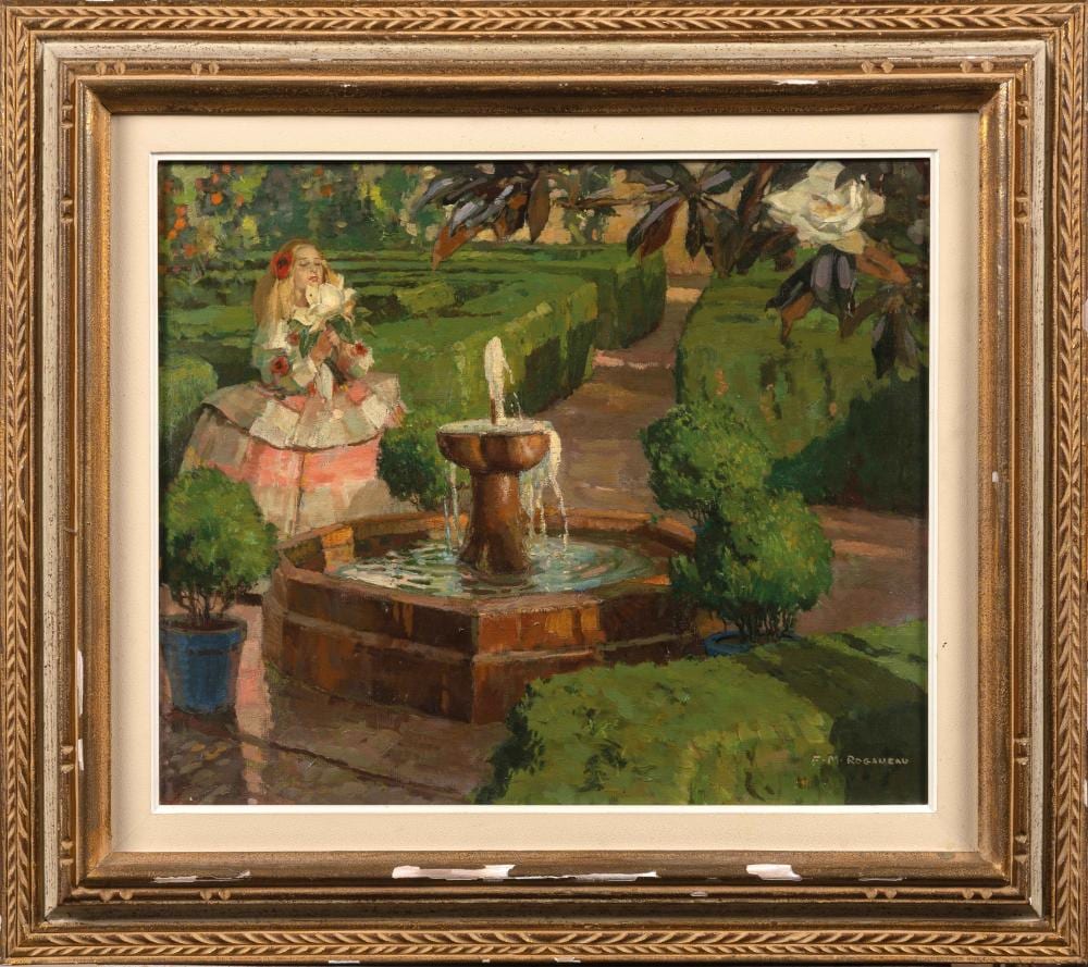 François Maurice Roganeau comparable auction result: fran ois maurice roganeau bordeaux 1883 aix en provence 1973