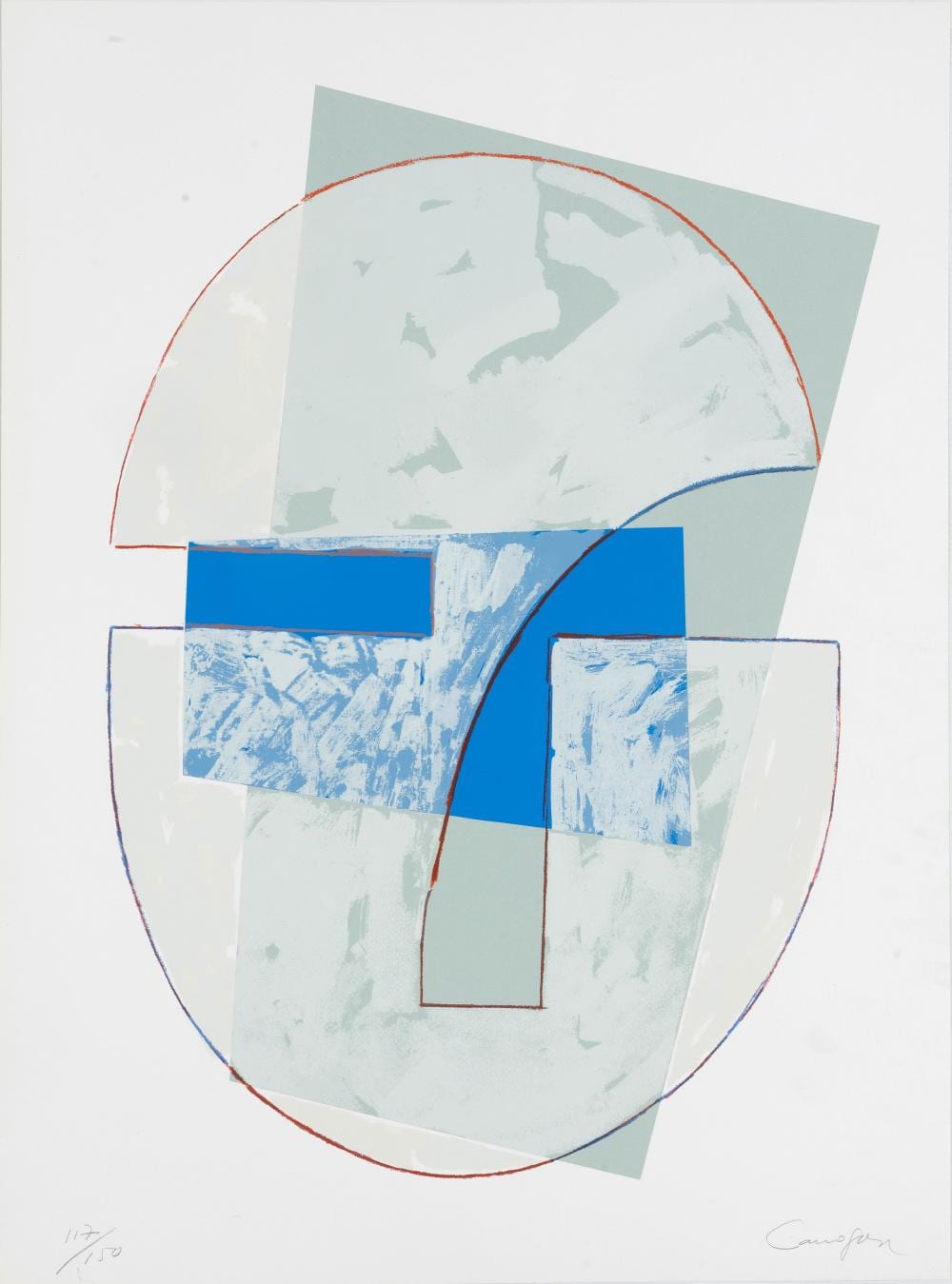 Rafael Canogar comparable auction result: rafael canogar toledo 1935